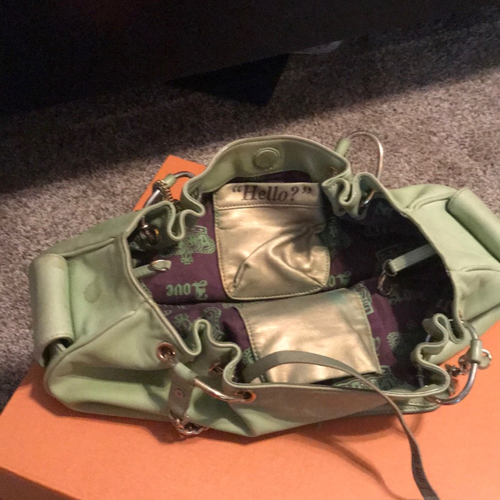 Green juicy couture bag
